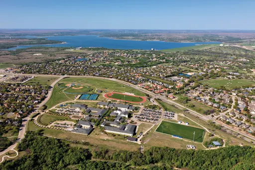 Trinity Valley School campus from the air.